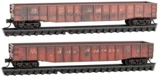 Micro-Trains MTL N-Scale 50ft Gondolas Great Northern/GN Weathered 2-Pack