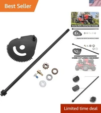 Complete Steering Rod Shaft and Gear Kit - Fits Multiple Lawn Mower Models
