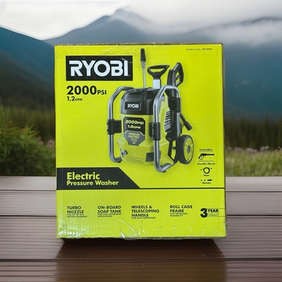 #ad Ryobi RY142022VNM 2000 PSI Cold Water Pressure Washer $195.98