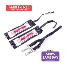 Simpson Safety 36001BK, Kit Black Nylon Y Strap Arm Restraint Performance Parts