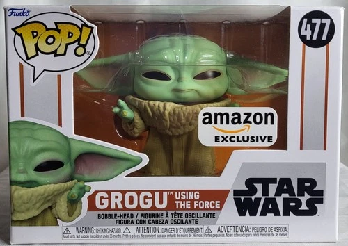Funko Pop! Vinyl: Star Wars - Grogu Using The Force - Amazon Exclusive #477