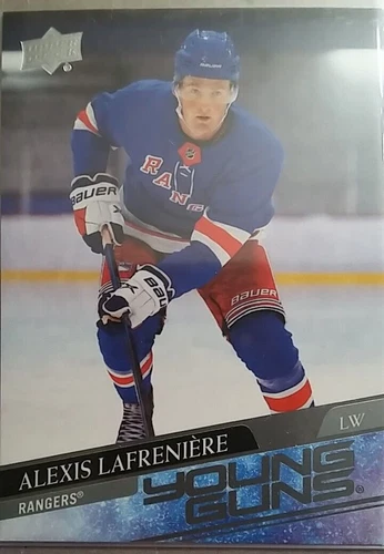 2020-21 Upper Deck Series 1 Young Guns #201 Rangers Alexis Lafreniere RC