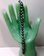 NIB 14Kt Yellow Gold 7mm Peacock Pearl 7” Bracelet, SALE