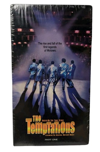 The Temptations (VHS, 1998) Parts 1 & 2 SEALED