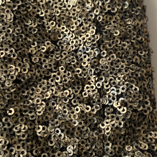 MM Couture by Miss Me Dress Womens Small Teal Chiffon Gold Sequin Sleeveless NWT - Picture 6 of 19