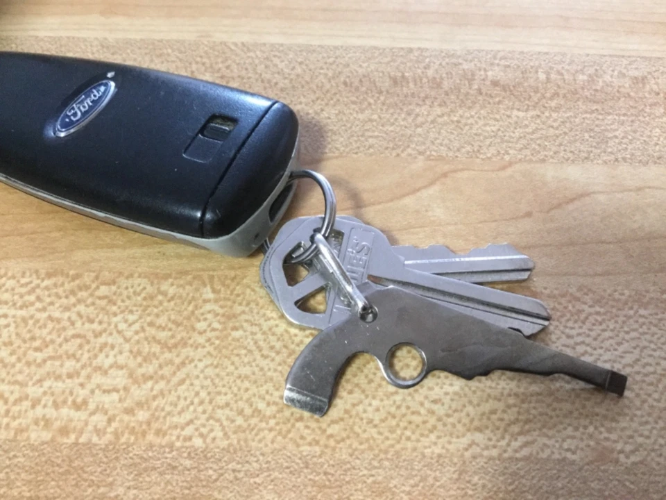 Ruger,Colt,S&W,Winchester, zipper pull, adjusting tool keychain screwdriver ,EDC - Image 3 of 4