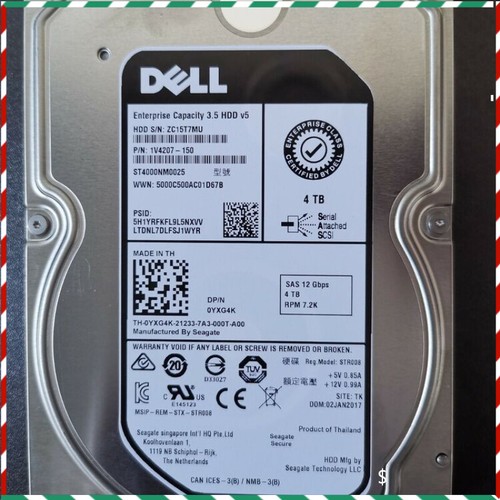 HUS726T4TAL5204 - Hitachi 4TB 7200RPM SAS 12Gb/s 3.5-in HDD