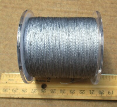 550yds (500m) GRAY SUPER LINE BRAID 30 pound Braided Fishing Line Shark  Catfish | eBay