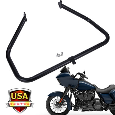 1 1/4'' Highway Engine Guard Crash Bar 2009-2023 For Harley FLH Touring Road King