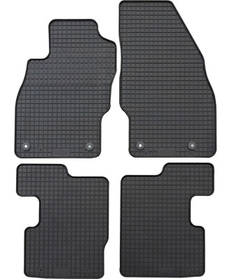 Gummimatten 4-Teile schwarz für Opel Corsa E ab 12/2014-10/2019 Passform PETEX