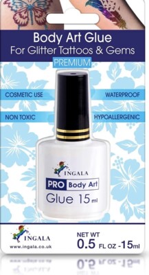 Body Adhesive | Body Glue for Glitter Tattoos 15ml
