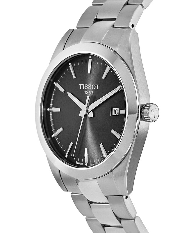 tissot gentleman quartz black