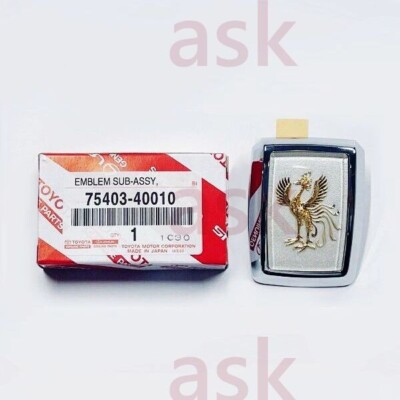 Genuine Toyota Century GZG50 Phoenix Logo Rear Trunk Emblem Badge