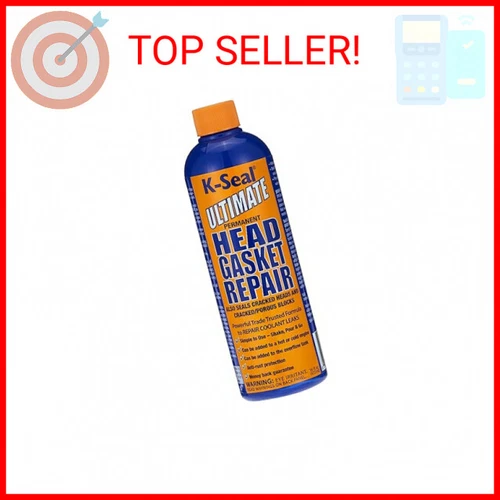 K-Seal ST3501 Pour and Go Head Gasket Sealer, 16oz, Permanent Repair for Blown