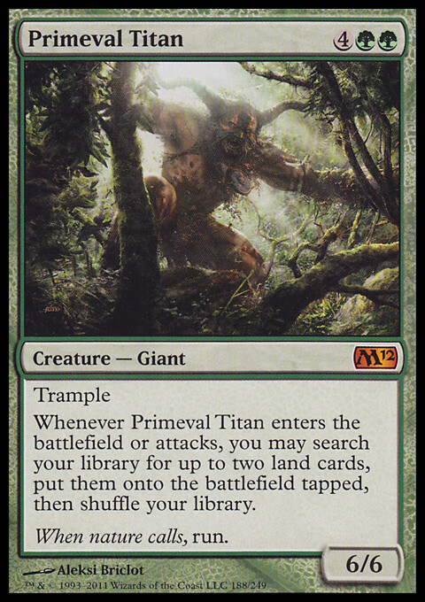 MTG Magic the Gathering Primeval Titan (188/256) Magic 2012 LP | eBay