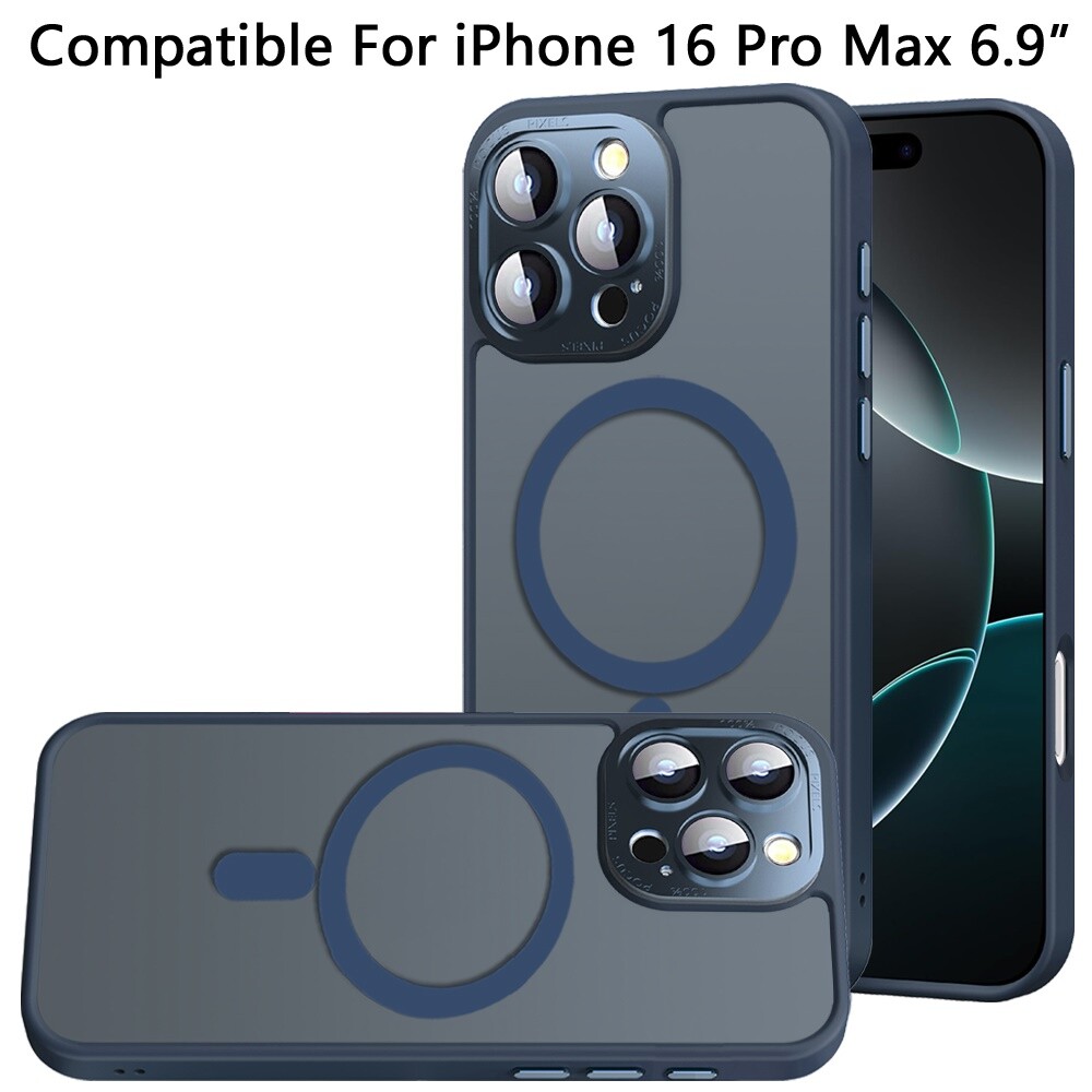 For Apple iPhone 16 Pro Max Hybrid with Camera Cover