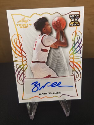 Leaf Trinity 2021 - Ziaire Williams - Bronze Auto