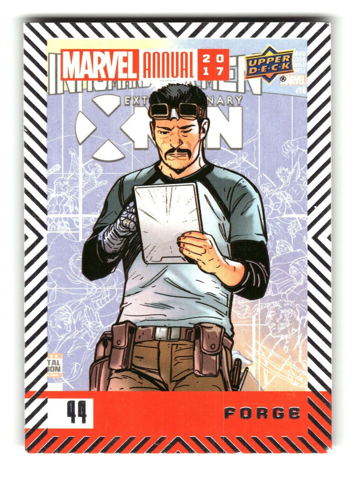 2017 Upper Deck Marvel Annual Card #44 Forge