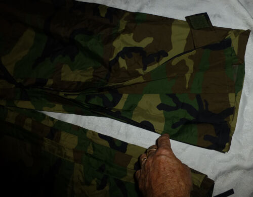 NWT US Military Issue Woodland ORC Industries Improved Rainsuit Trousers X-LG - Picture 3 of 5