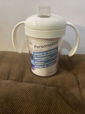 Sippy Cup Toddler Tumbler Personalize Clear Cup  Baby Shower Gift Birthday New