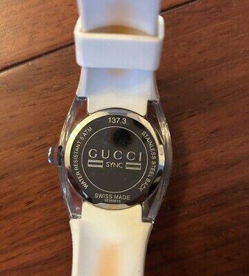 Exc 5 / Box Paper GUCCI SYNC 137.1 YA137102 Silver Dial 45mm Exc 5 / Box Paper GUCCI SYNC 137.1 YA137102 Silver Dial 45mm