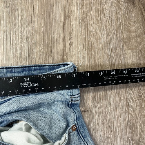 American Eagle Men's Athletic Fit Jeans 34x32 Light Wash Distressed Tapered - Picture 7 of 9