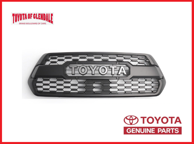 2016-2023 TOYOTA TACOMA TRD GRILLE WITHOUT RADAR SENSOR GENUINE
