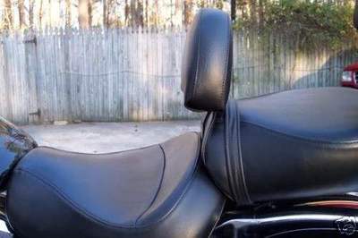 Kawasaki 1500 Vulcan Classic or Nomad Motorcycle Drivers Backrest Quick release