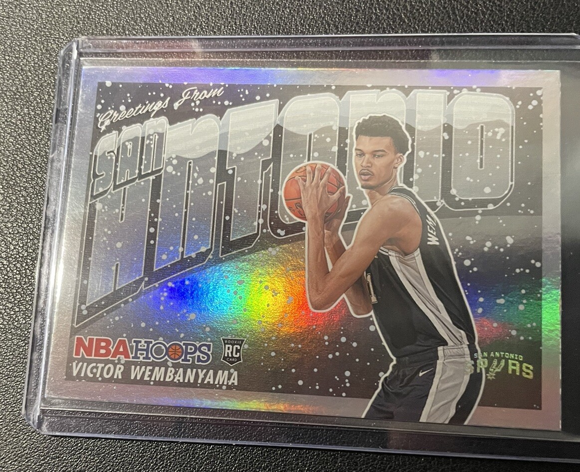 2023-24 NBA Hoops Victor Wembanyama Greetings From San Antonio 