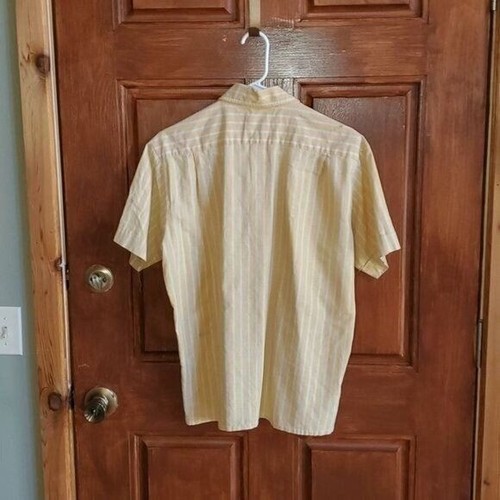 Marlboro Vintage Logo Graphic PermaPress Button Down Short Sleeve Sz. L Shirt - Picture 4 of 9