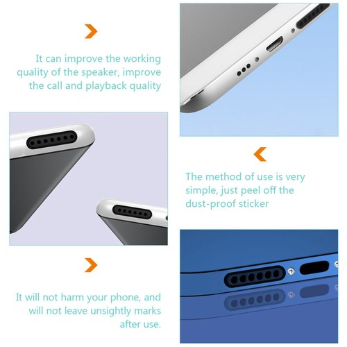80 Pcs Phone Speaker Cover Dustproof Net Stickers for Speakers Loudspeaker Mesh - 第 5/12 張圖片
