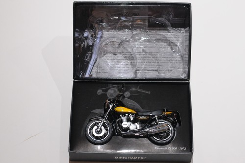 MINICHAMPS 1972 KAWASAKI Z1 900 FARBE SÜSSIGKEITEN GRÜN/GELB MASSSTAB 1:12 122164101 - Bild 2 von 7