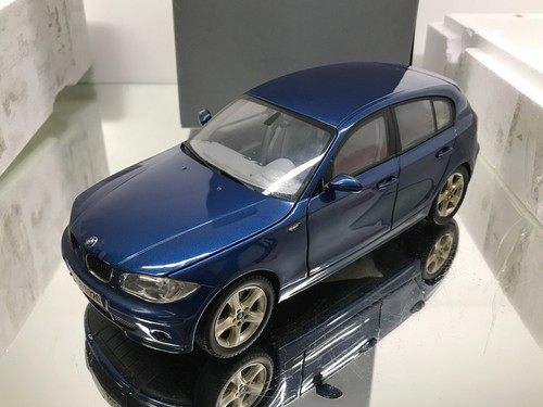 KYOSHO BMW E87 120i 1 SERIES -SYDNEY BLUE METALLIC 1:18- POOR IN DEALER BOX - Imagen 3 de 12