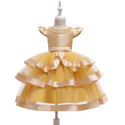Ball Gown Kids Girls Pageant Dress Christmas Princess Flower Formal Prom Dresses - Picture 20 of 57