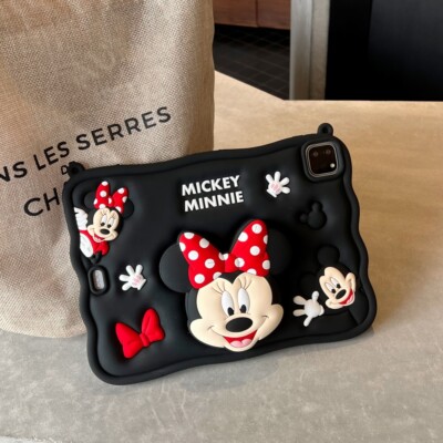 For iPad 10th 9 8 7 mini 6 5 4 3 Air 1 2 Pro 11 Mickey Kid Shockproof Case Cover