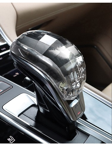 Crystal Knob used For Porsche Panamera 2017-2023 white Artificial shift knob 1x - Picture 7 of 8