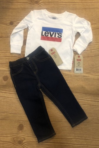 Baby Boys Levis Shirt and Jeans 2 Piece 