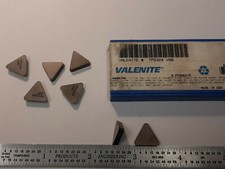 VALENITE TPG-324 V88 CARBIDE INSERTS, 7 PCS, MADE IN USA