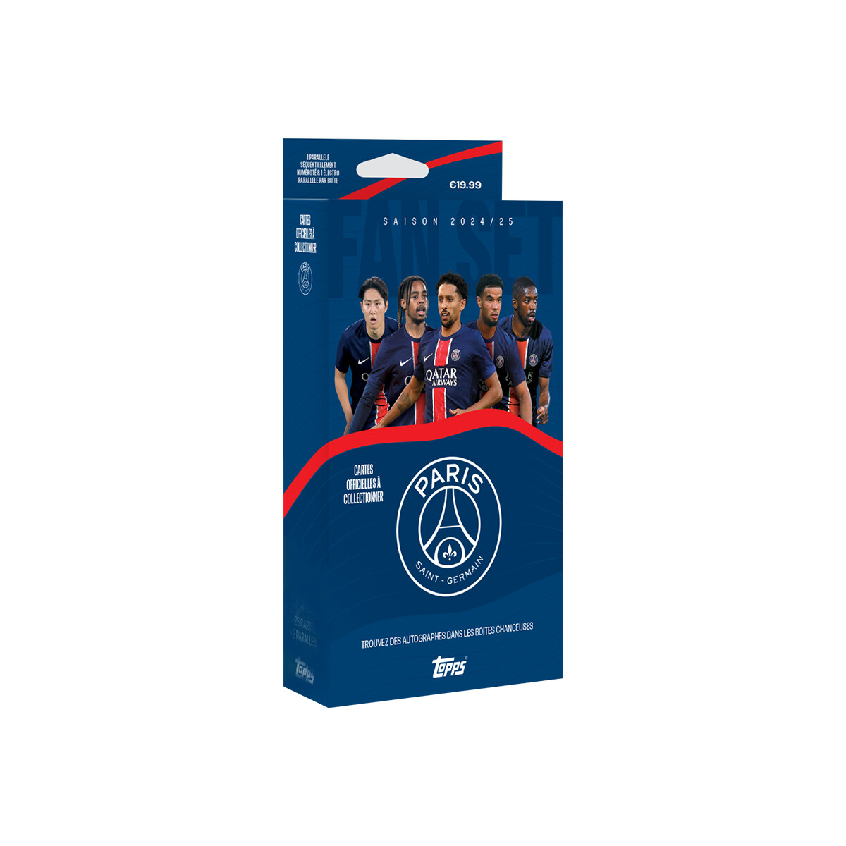 2024-25 Topps Paris Saint-Germain Team Box Soccer Star Cards