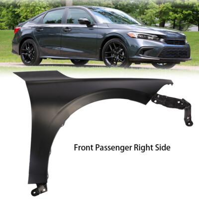 Front Passenger Right Side Fender Fits For 2022-2023 Honda Civic