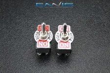 2 PCS TOGGLE SWITCH DPDT CENTER OFF TOGGLE 10 AMP 250V 20 AMP 125V 6 PIN EC-1520