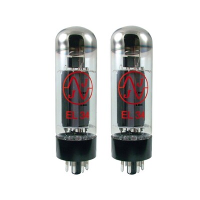JJ ELECTRONIC EL34 - 6CA7 MATCHED PAIR VACUUM TUBE AMP - VALVULA DE VACIO