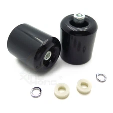 Handlebar Bar End Slider Black NO LOGO For Yamaha YZF R6 YZF-R1 06-12