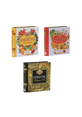 Basilur Tea Book 32 Enveloped Tea Bags 4 Flavours Free Shipping World Wide