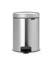 Image of BRABANTIA 5L PEDAL BIN NEWICON MATT STEEL