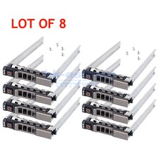 8x 2.5" SAS Tray Caddy for Dell G176J R610 T610 R620 R710 T710 R720 R815 R820
