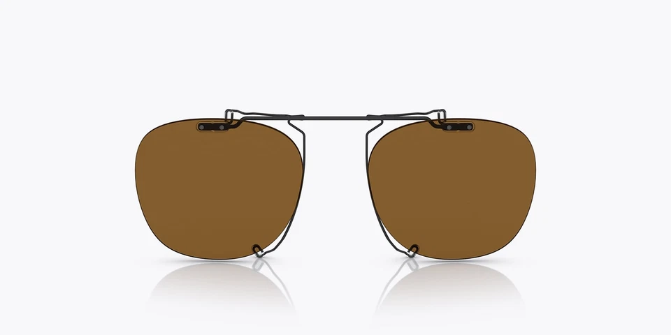 Marco de clip polarizado negro mate Oliver Peoples para hombre 50 mm OV5491C-506283-50