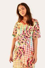 NWT FARM RIO DRESS banana  SIZE SMALL PK891 /05