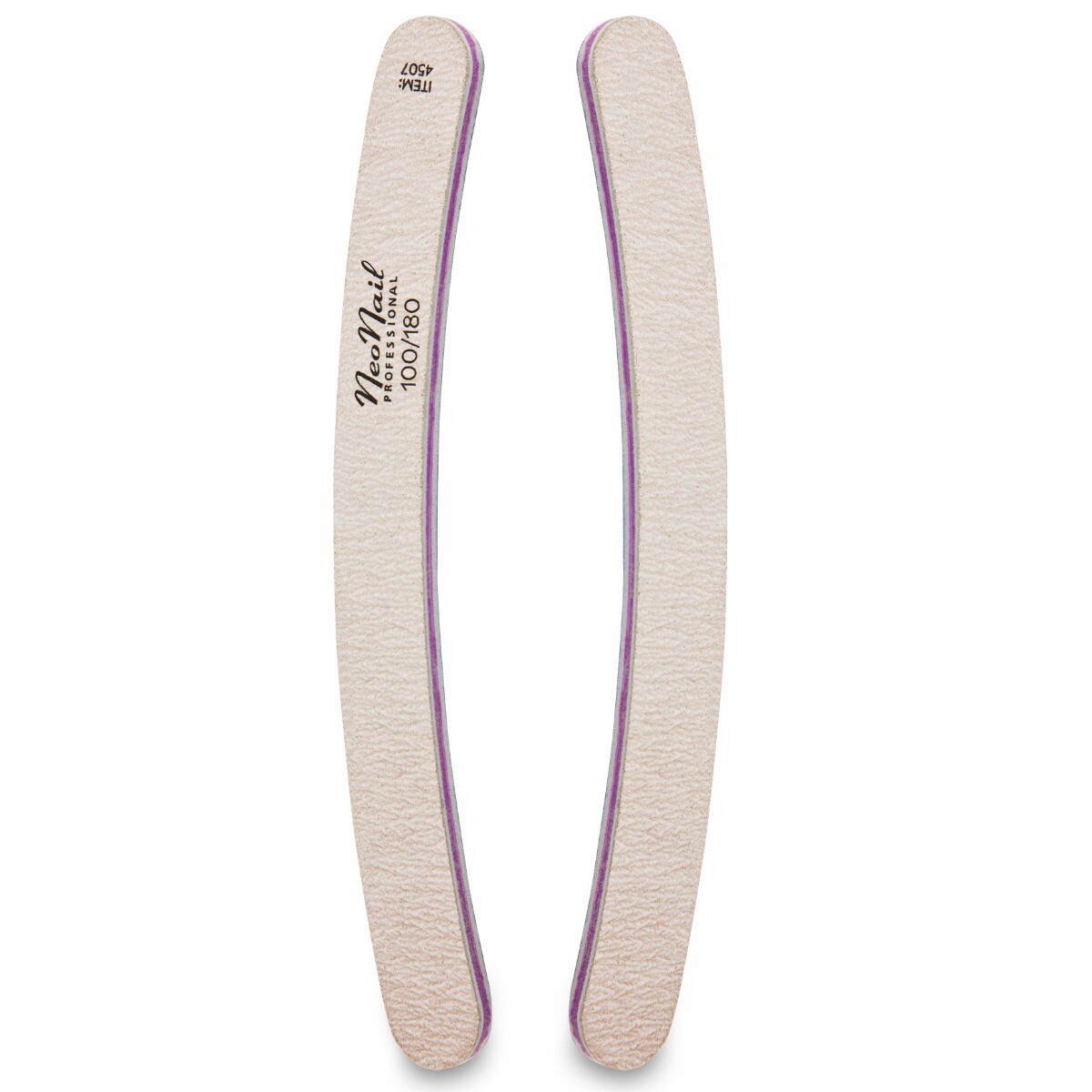NeoNail Curved Nail File Coarse Grey 100/180 Manicure