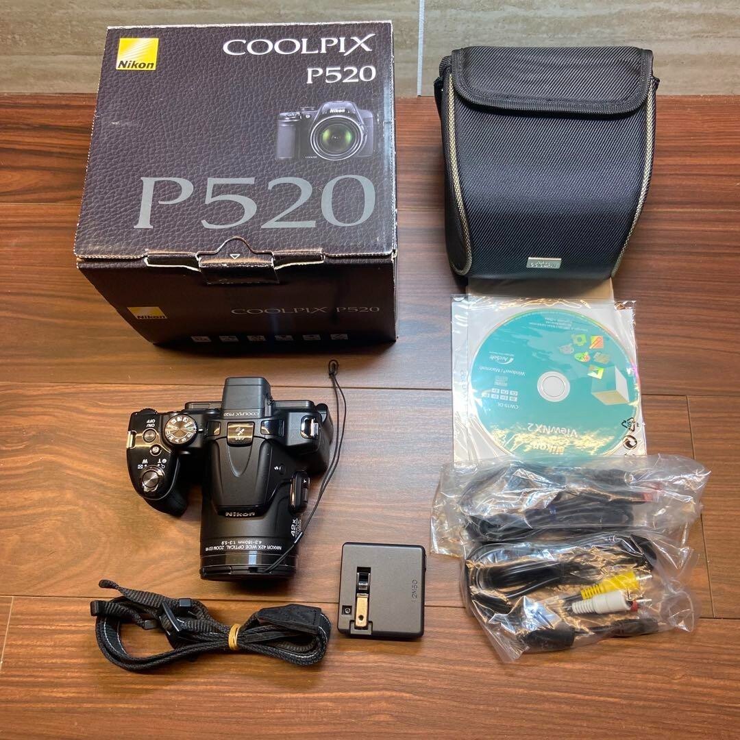 Nikon coolpix P520 ブラック デジカメ 2730 Nikon Coolpix P520 Black Digital Camera 2730 From Japan